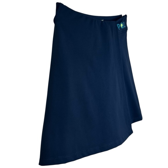 PQL Club - Women’s Pickleball Skort ‘Wrap Court’ High-Waist - Navy Blue, X-Small - Picture 6 of 17